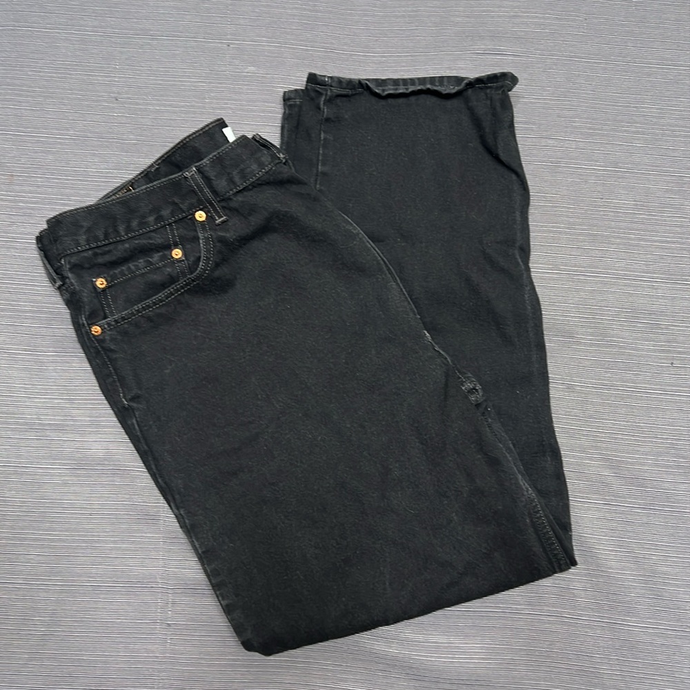 MEN’S LEVI’S 550 RELAXED FIT BLACK JEANS SZ 42x30